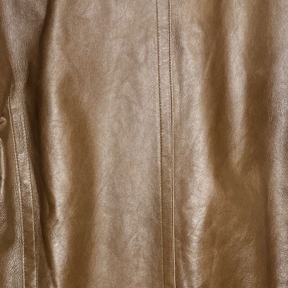 NEW WEEKEND MAXMARA Taverna Long Leather Jacket - Picture 10 of 15
